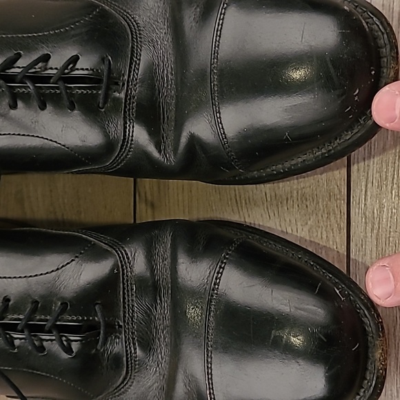 ALLEN EDMONDS Park Avenue Black Leather Sz 9 D Mens Cap Toe Dress‎ Shoes main image 6
